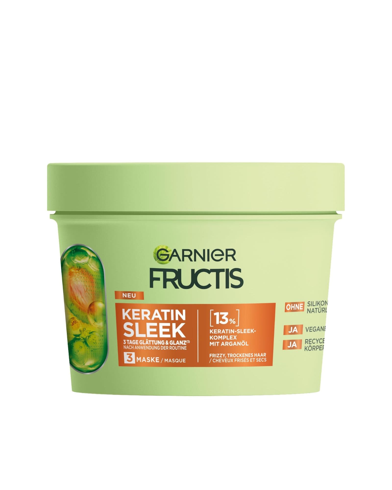 Garnier Garnier Fructis Keratin Sleek Maschera 370 ml