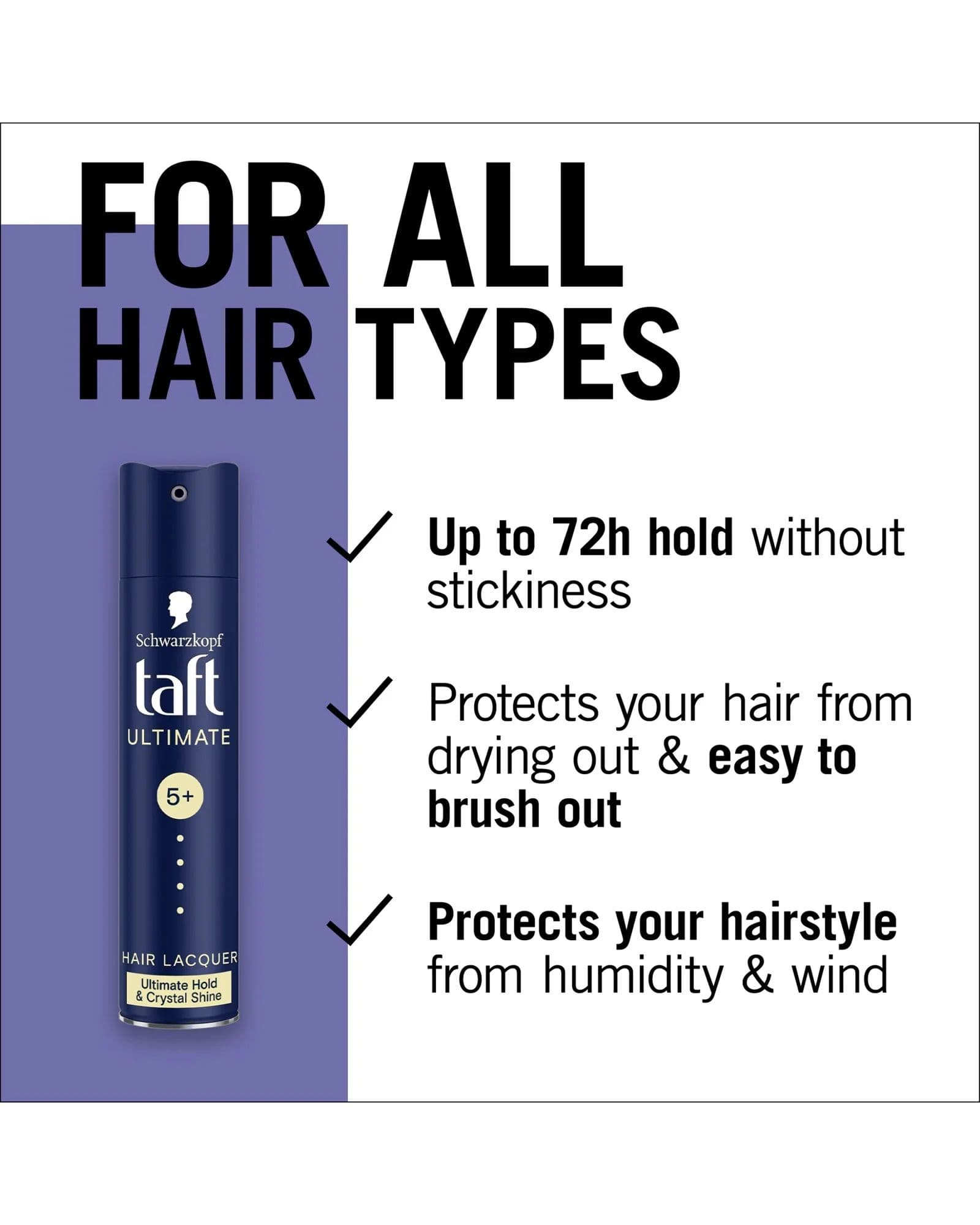 Schwarzkopf Schwarzkopf Taft Ultimate Hair Lacquer Level 6 250 ml — immagine 3