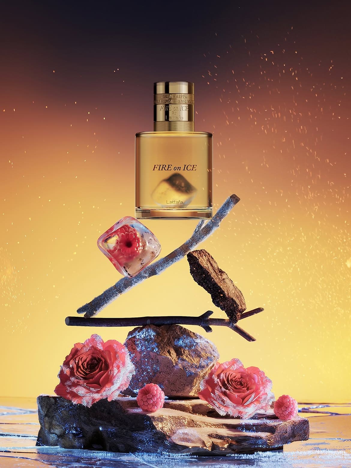 Lattafa Lattafa Fire On Ice Eau De Parfum 110ml — immagine 2